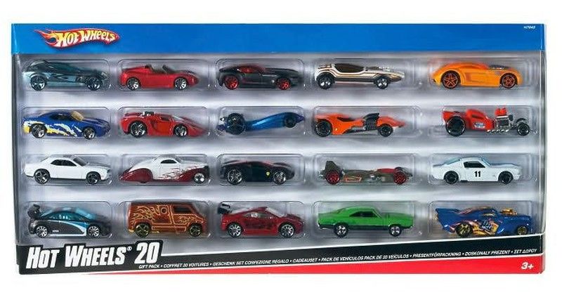 HOT 20 Pack Set Autos Hot Wheels Pack 20 Hot Wheels Vehicles