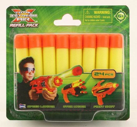 Pack 24 Yellow Foam Darts