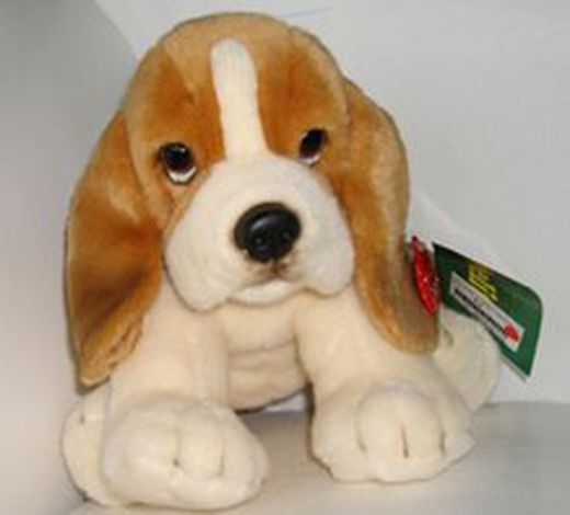 Assise Basset Peluche 40 cm
