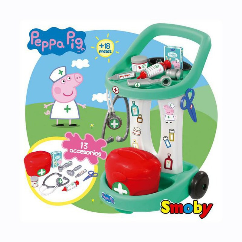 Peppa Pig Smoby Medical Cart