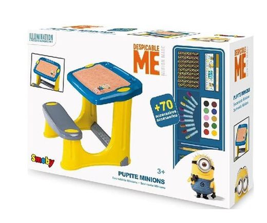 Bureau Minions + étui couleur