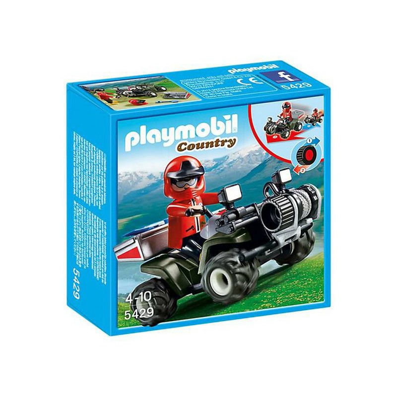 Playmobil Country Mountain Rescue Quad 5429 — Playfunstore