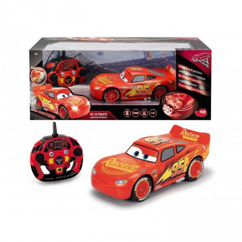 Carrinho de Controle Remoto Carros 3 - Mcqueen - Estrela - MP Brinquedos