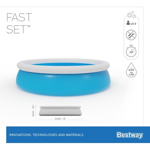 SET PISCINA FAST SET 183x51