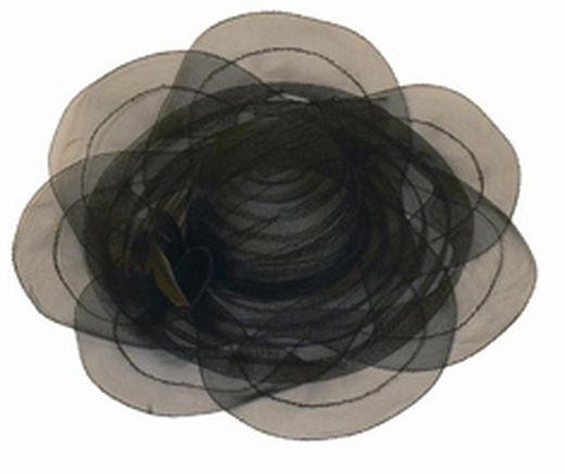 Cappello da adulto nero Pamela