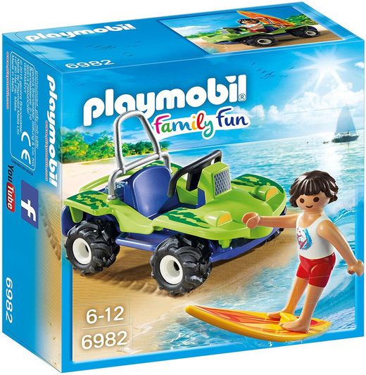 Surfer avec un buggy playmobil
