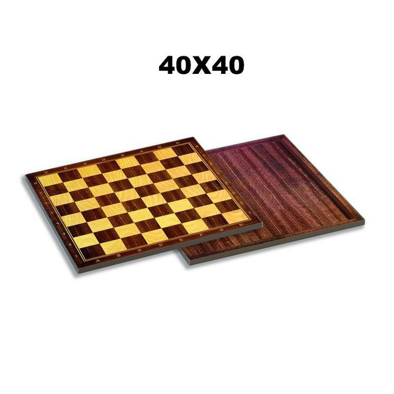 Jogo de Xadrez e Damas tabuleiro grande 40x40 Oficial em Promoção