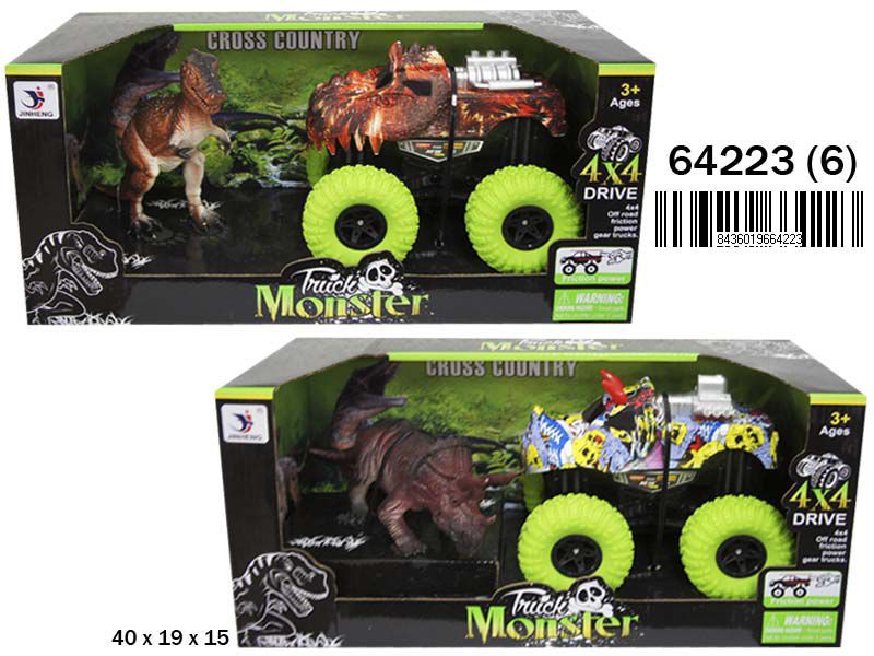 Monster Truck avec dinosaure (vendu séparément)